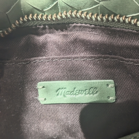 Madewell Green Leather Crossbody Purse - Picture 4 of 6